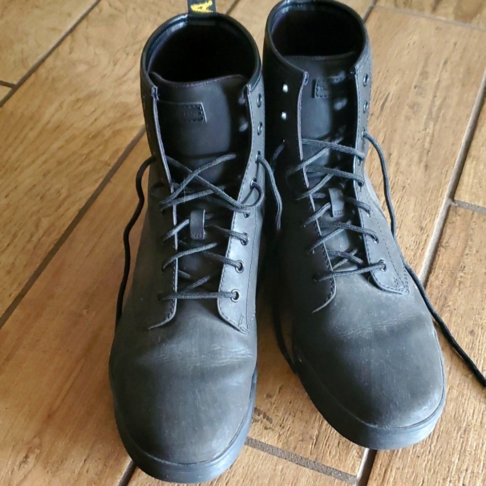 Dr martens canvas lace up boots